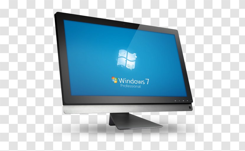 Computer Wallpaper Monitor Output Device Desktop - Window - 06 Windows 7 Transparent PNG