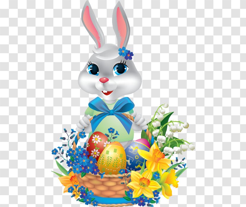 Easter Bunny Basket Clip Art - Food Transparent PNG