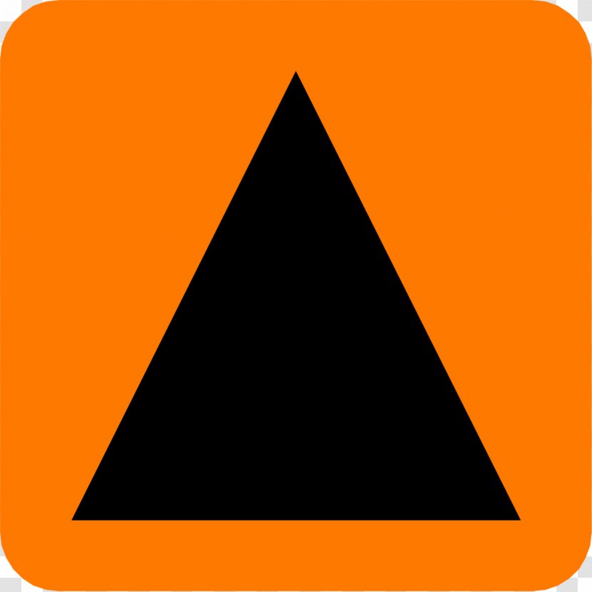 Triangle Point Font - Area - Roadside Signs Transparent PNG