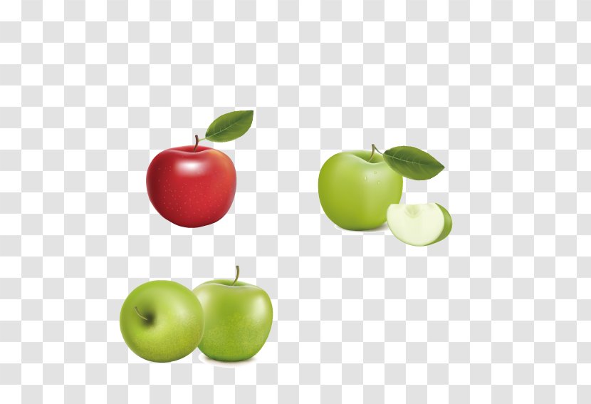 Granny Smith Apple Red Delicious - Exquisite And Green Transparent PNG