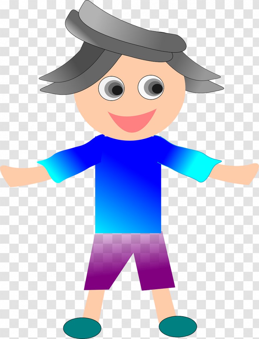 Drawing Adolescence Clip Art - Happiness - Boy Transparent PNG