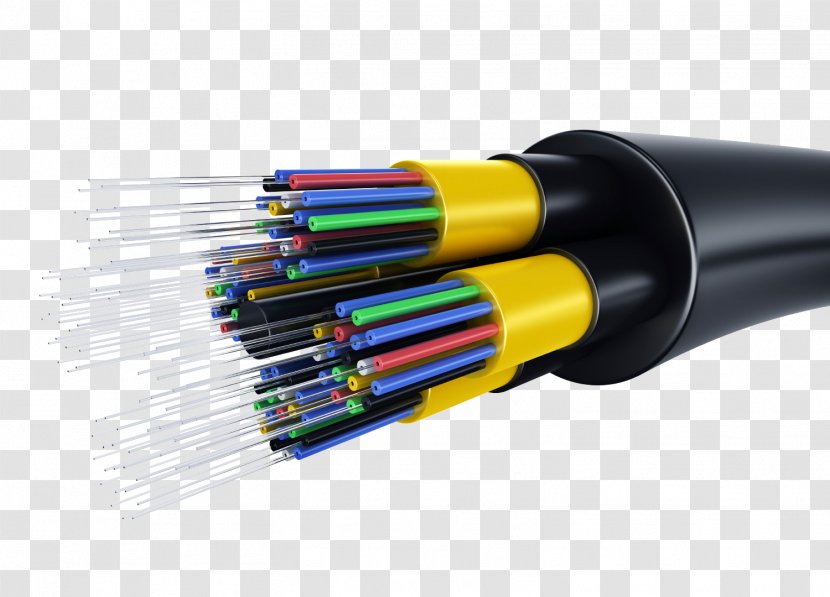 Optical Fiber Cable Electrical Optics - Wire Transparent PNG