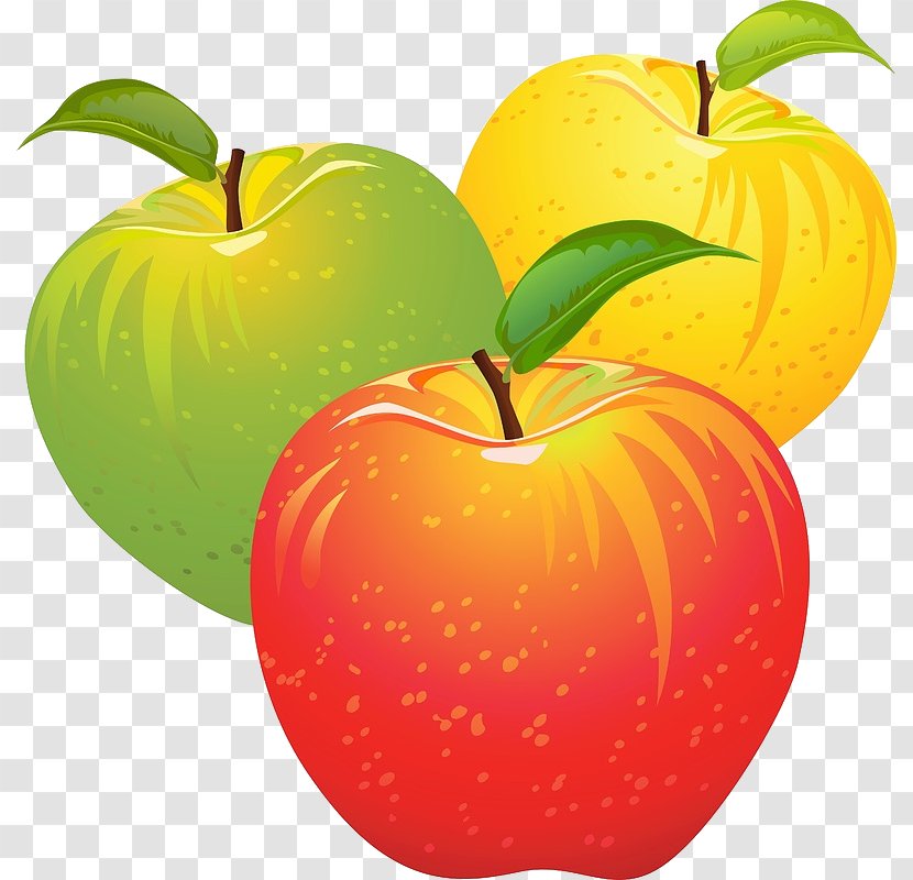 Candy Apple Fruit Salad Clip Art - Green Transparent PNG