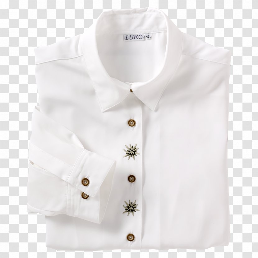 Dress Shirt T-shirt Blouse Bluza Collar - Jacket Transparent PNG