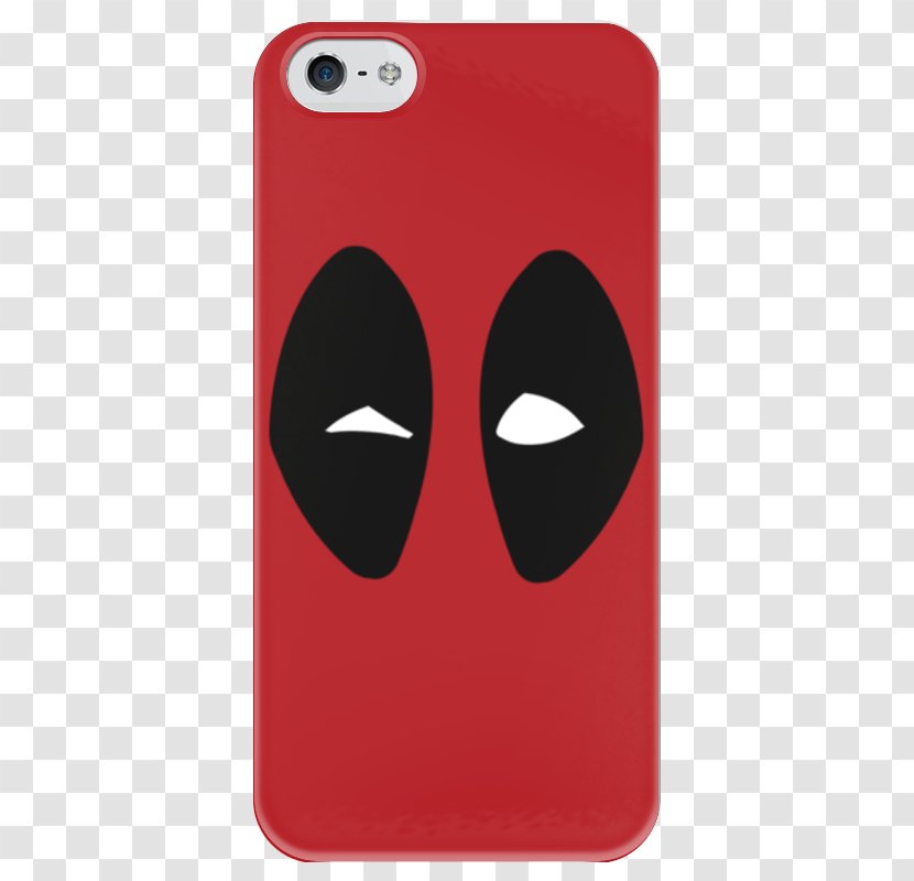 Deadpool IPhone 6 5 Telephone Comics - Red Transparent PNG