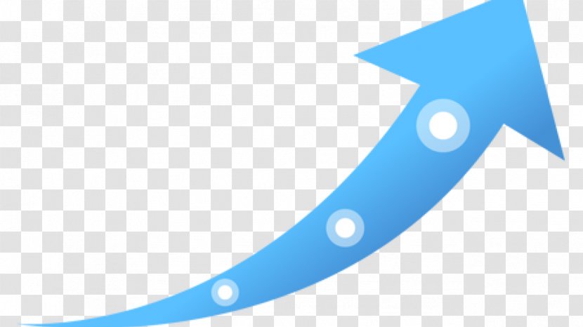 Growth Arrow Clip Art - Azure Transparent PNG