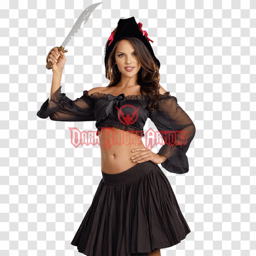 Costume Crop Top Sleeve Clothing - Silhouette - Dress Transparent PNG