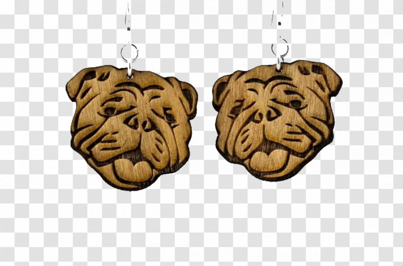 Dog Breed Earring Bulldog Snout Jewellery - Bull Transparent PNG