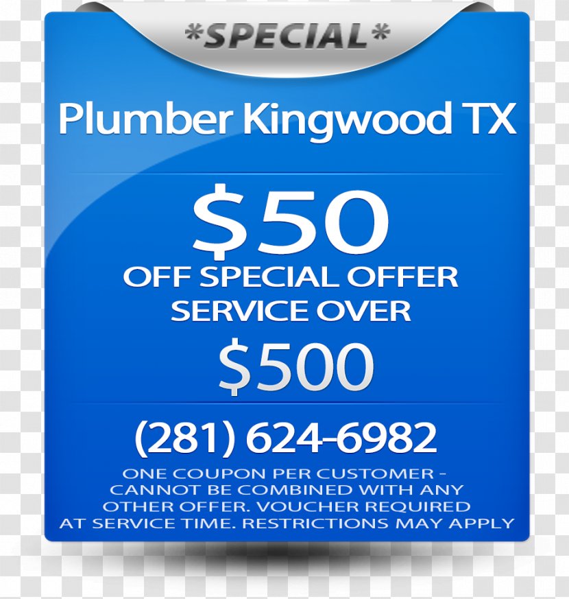 Plumbing Plumber Home Repair Drain Cleaners - Leak - Coupon Transparent PNG