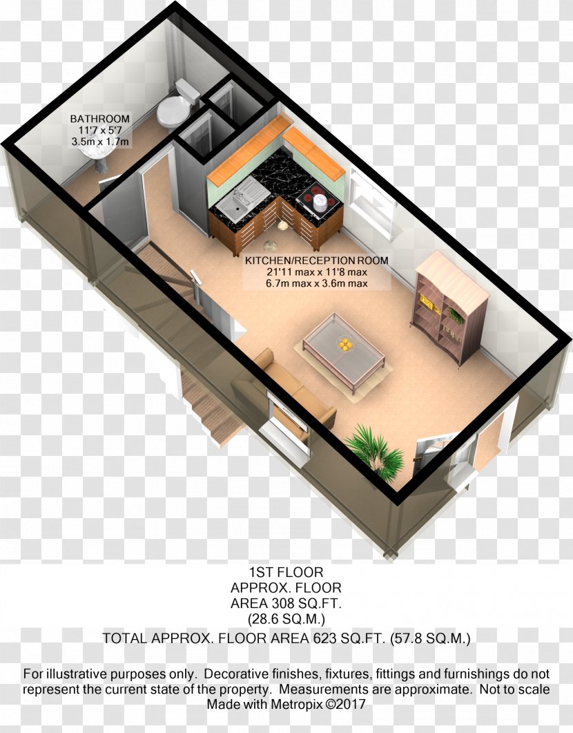 Bedroom Apartment Open Plan Living Room Percy Park - Floor Transparent PNG