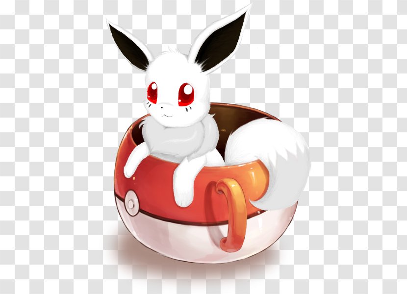 Pokxe9mon X And Y Pikachu Cup Mew - Rabbit - Cartoon Bunny Hand Painted Cute Transparent PNG
