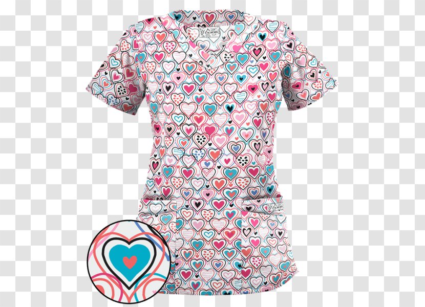 Scrubs T-shirt Uniform Nursing Tube Top - Pink Transparent PNG