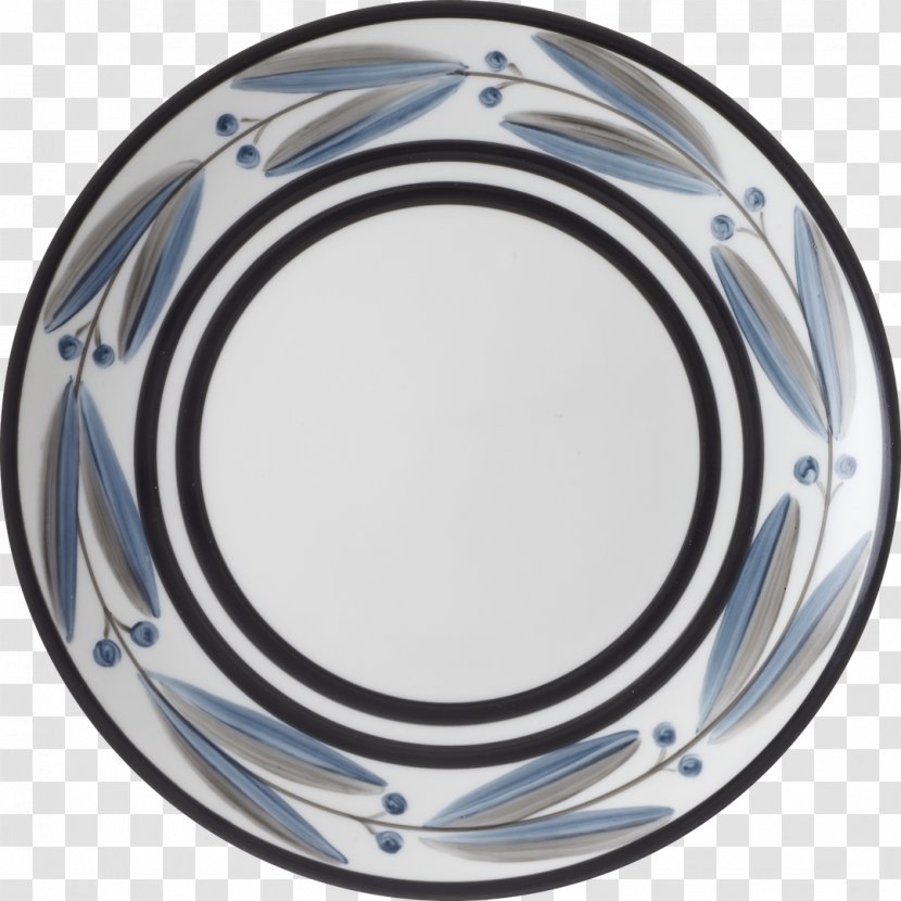 Cobalt Blue And White Pottery Plate Porcelain Transparent PNG