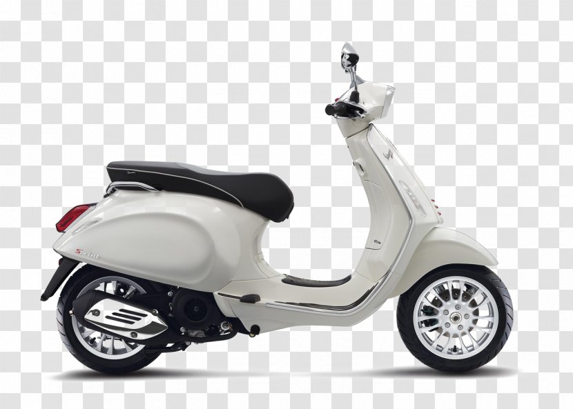 Vespa Sprint Scooter Motorcycle Primavera - Automotive Design Transparent PNG