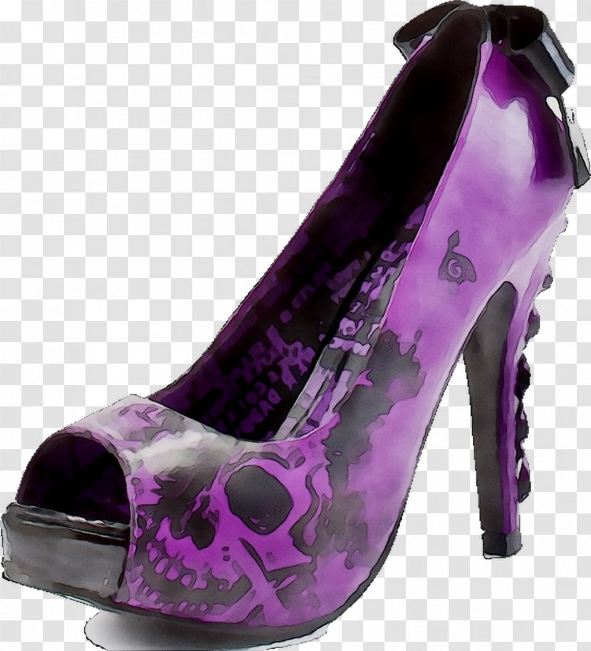 Shoe Heel Purple Hardware Pumps - Violet Transparent PNG