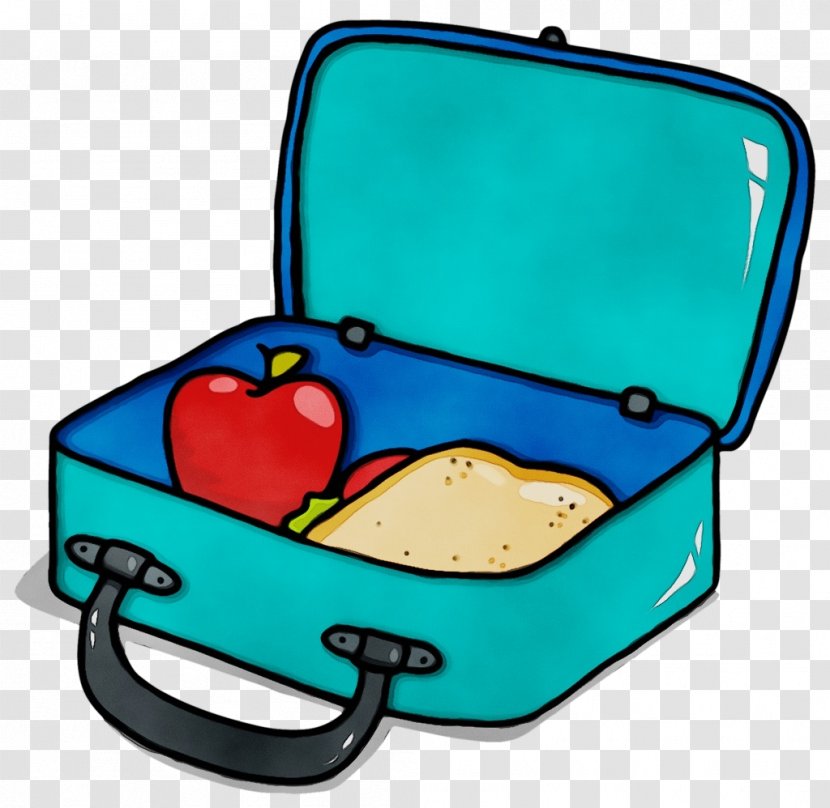School Bag Cartoon - Watercolor - Baggage Luggage And Bags Transparent PNG