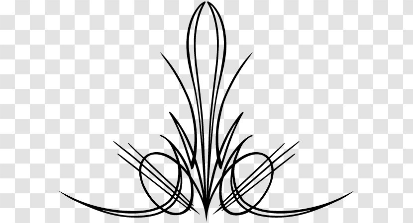 Car Decal Pinstriping Pin Stripes Sticker - Monochrome Transparent PNG