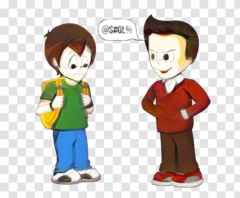 Cartoon School Bullying Clip Art Drawing - Child Transparent PNG