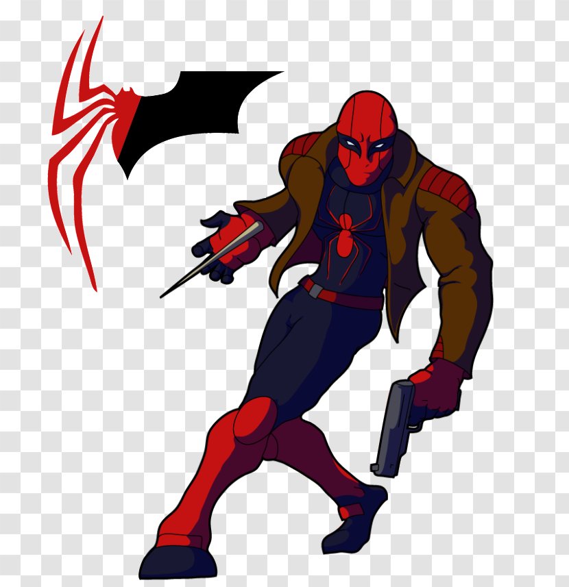 Spider-Man Red Hood Joker Batman Ben Reilly - Mythical Creature - Spider Woman Transparent PNG