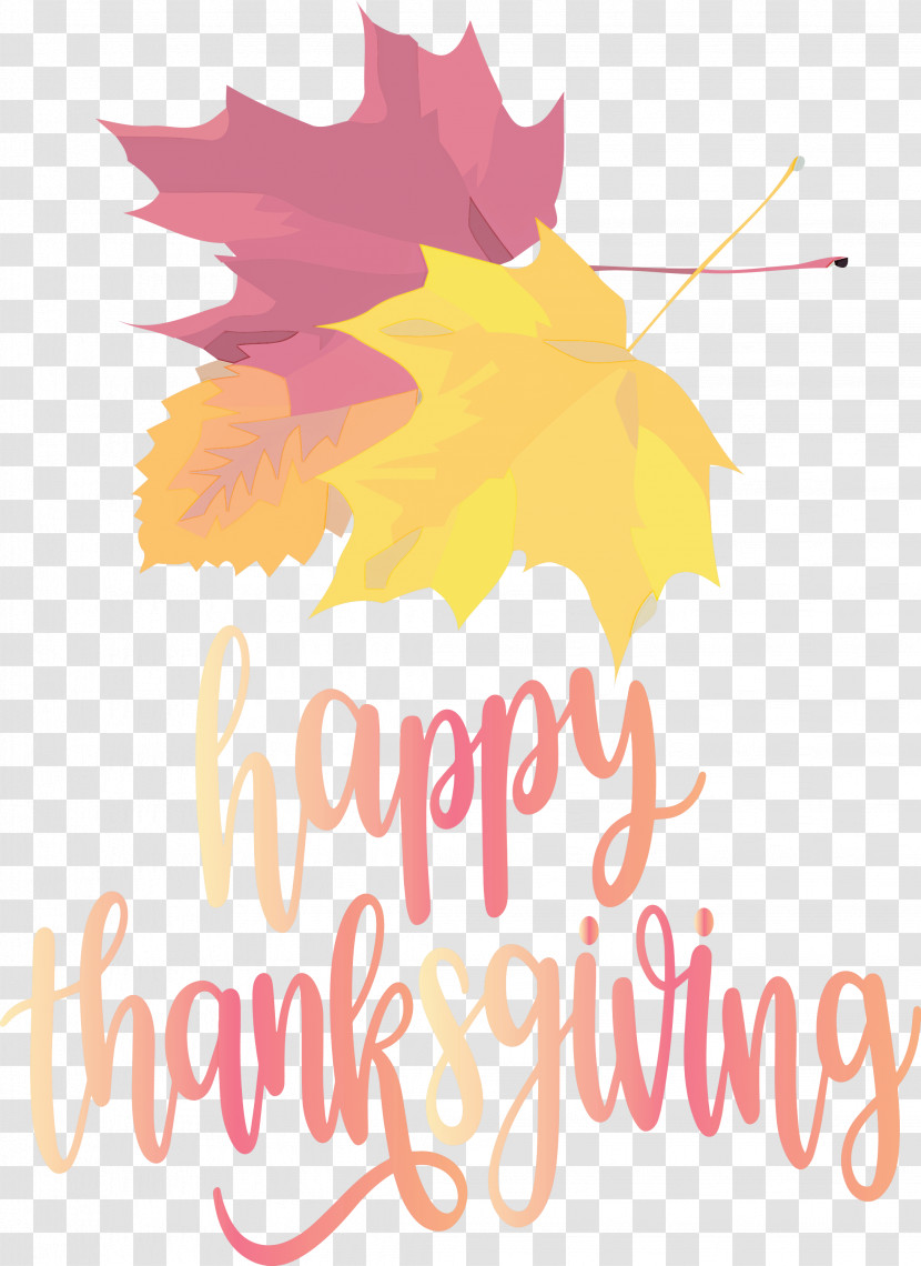 Happy Thanksgiving Autumn Fall Transparent PNG