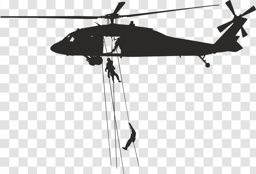 Sikorsky UH-60 Black Hawk Helicopter United States Military Wall Decal Transparent PNG