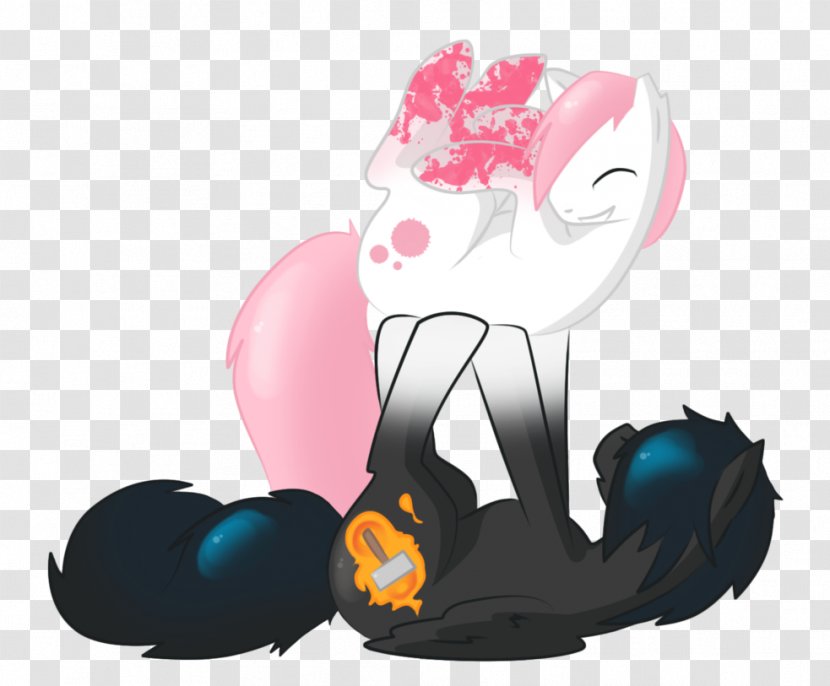 Pony Flirting Cartoon Love - Watercolor - Flirty Face Transparent PNG