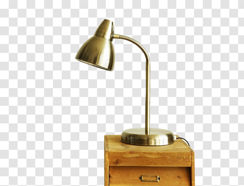 Lampe De Chevet Bureau - Copper - Bedside Lamp Transparent PNG