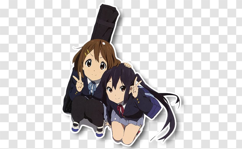 Yui Hirasawa Azusa Nakano Mio Akiyama Ritsu Tainaka Tsumugi Kotobuki - Heart - Cartoon Transparent PNG