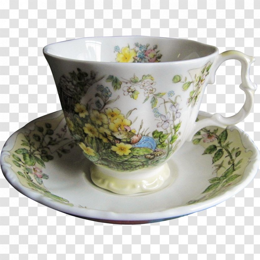 Coffee Cup Saucer Porcelain Mug Transparent PNG