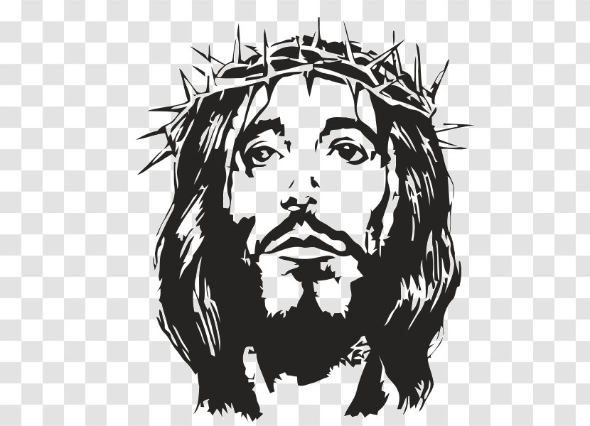 Crown Of Thorns Christianity Christian Cross Holy Face Jesus Bible - Decal Transparent PNG