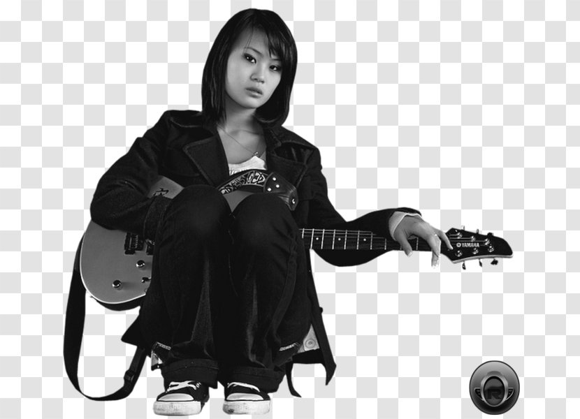 Black And White Painting Female Transparent PNG