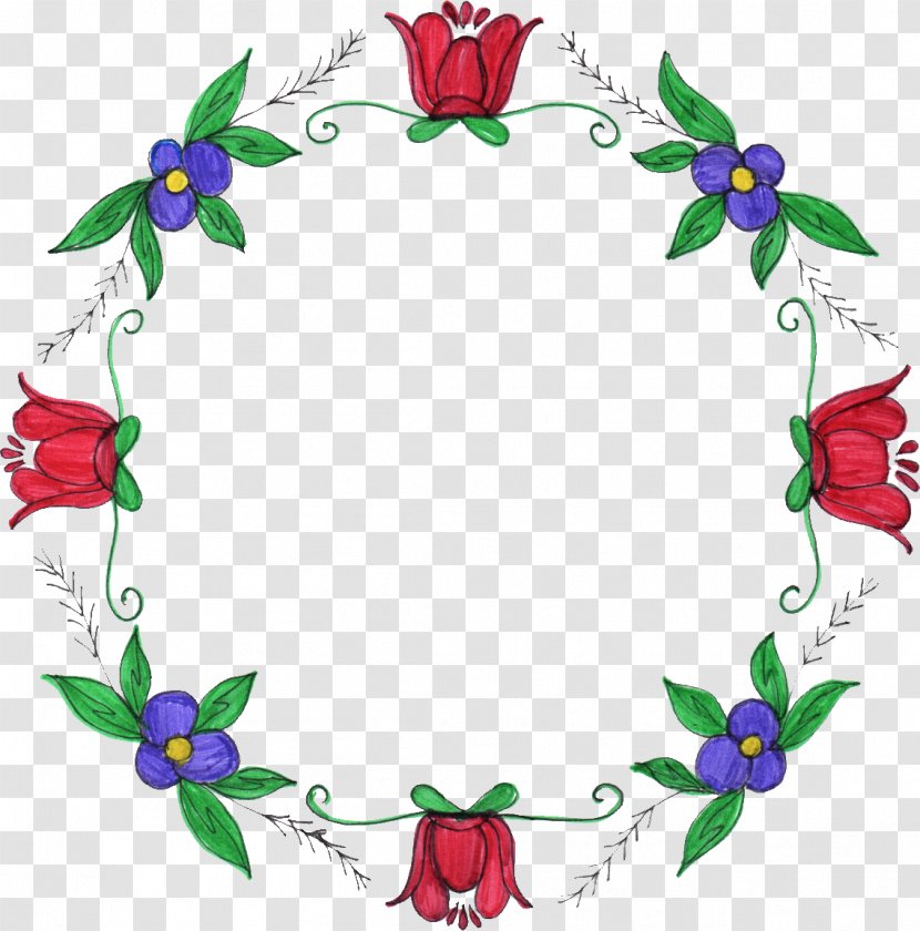 Flower Drawing Clip Art - Fictional Character - Frame Transparent PNG