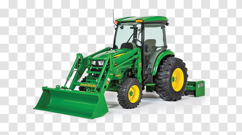 John Deere Loader Tractor Agriculture Heavy Machinery - Fourwheel Drive Transparent PNG