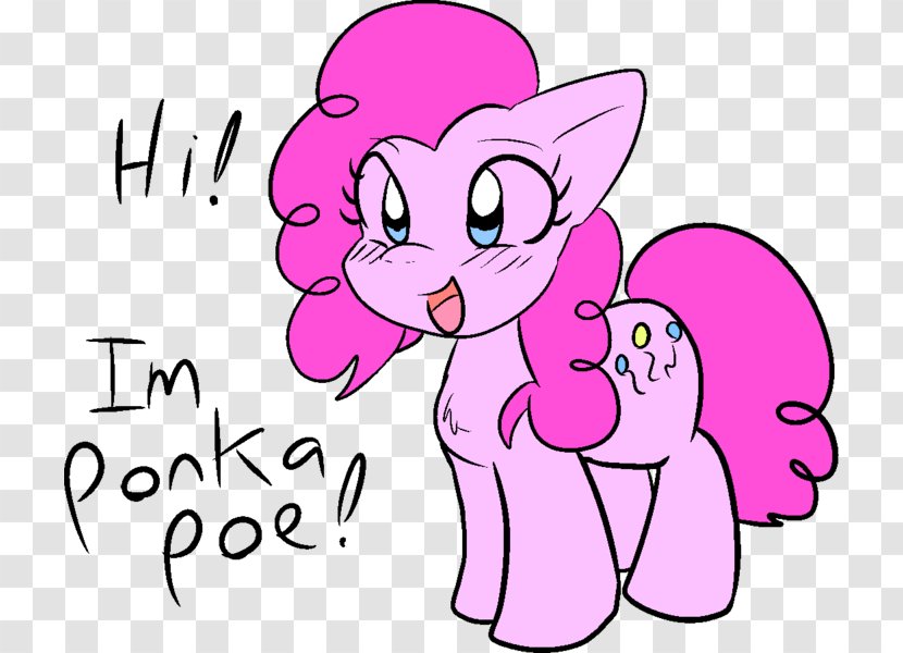 Pony Whiskers Friendship Is Magic Pinkie Pie Illustration - Flower - Tree Transparent PNG