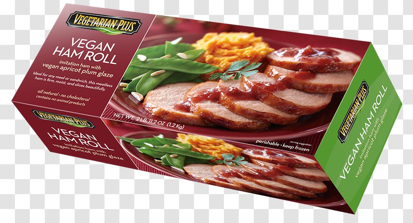 Back Bacon Vegetarian Cuisine Ham Tofurkey Veganism - Vegetarianism - Veg. Roll Transparent PNG