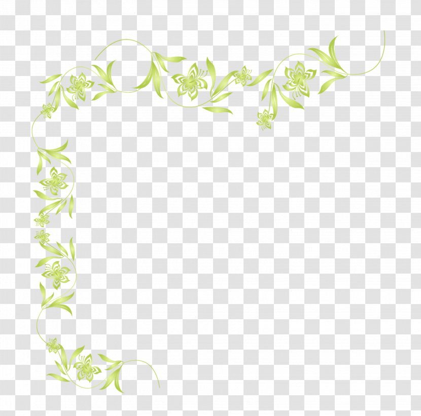Download Icon - Beach Rose - Green Leaves Border Transparent PNG