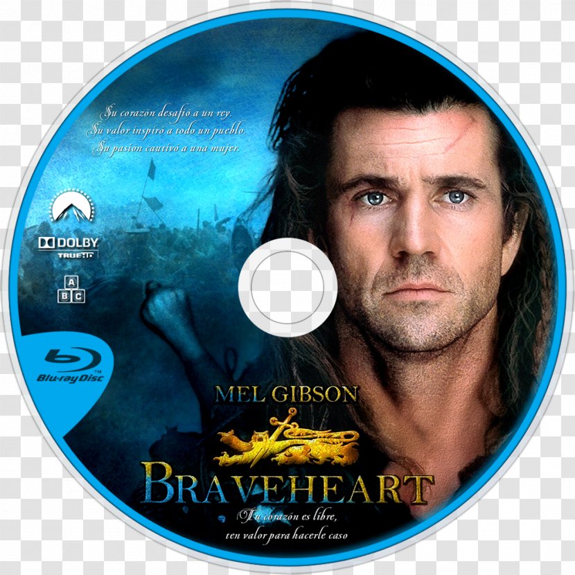 Mel Gibson Braveheart Blu-ray Disc Ultra HD 4K Resolution - Album Cover - Dvd Transparent PNG