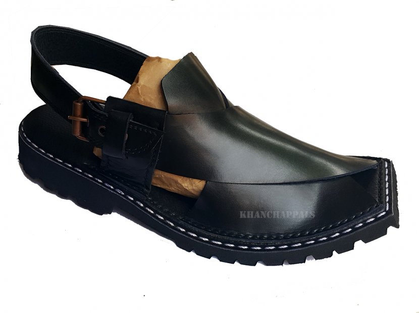 Slipper Khan Chappals Peshawari Chappal Footwear Kaptaan - Leather - Men Shoes Transparent PNG