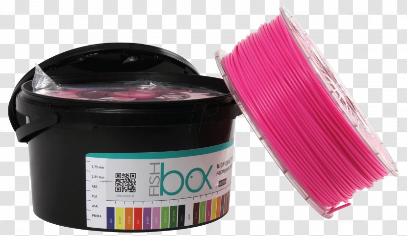 3D Printing Filament Polylactic Acid Acrylonitrile Butadiene Styrene Kilogram - Pink Transparent PNG