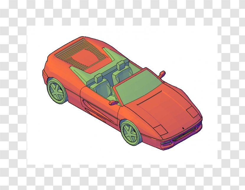 Sports Car Model Automotive Design Compact - Play Vehicle - Ferrari 360 Transparent PNG