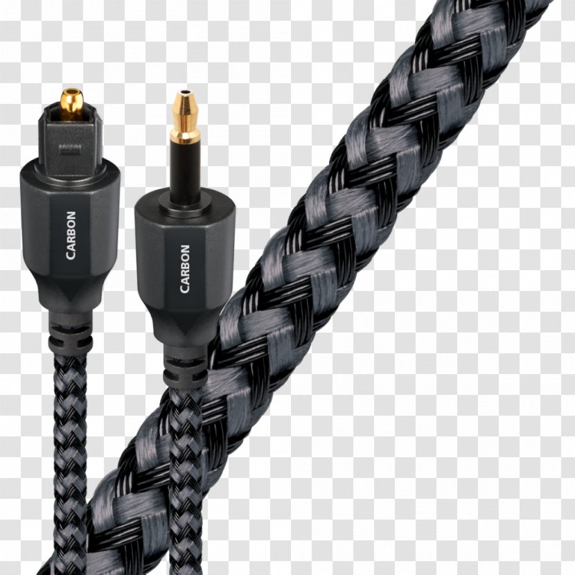 Digital Audio TOSLINK Optical Fiber Cable AudioQuest - Connector Transparent PNG