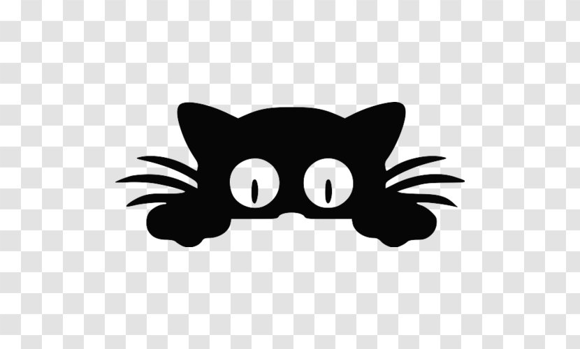 Black Cat Kitten Clip Art - Funny Animal Transparent PNG