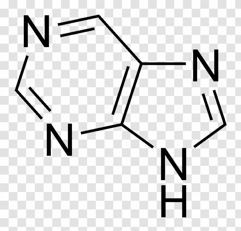 Benzimidazole Aromaticity Purine Structure Simple Aromatic Ring - Silhouette - Diagram Transparent PNG