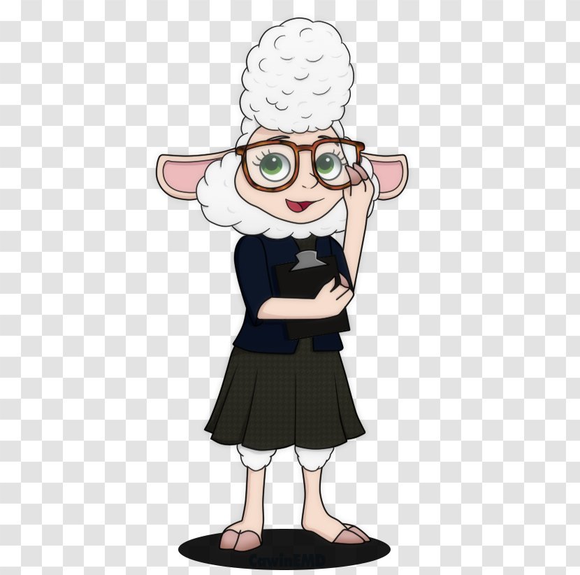 Bellwether Character Fan Art Sheep YouTube - Male Transparent PNG