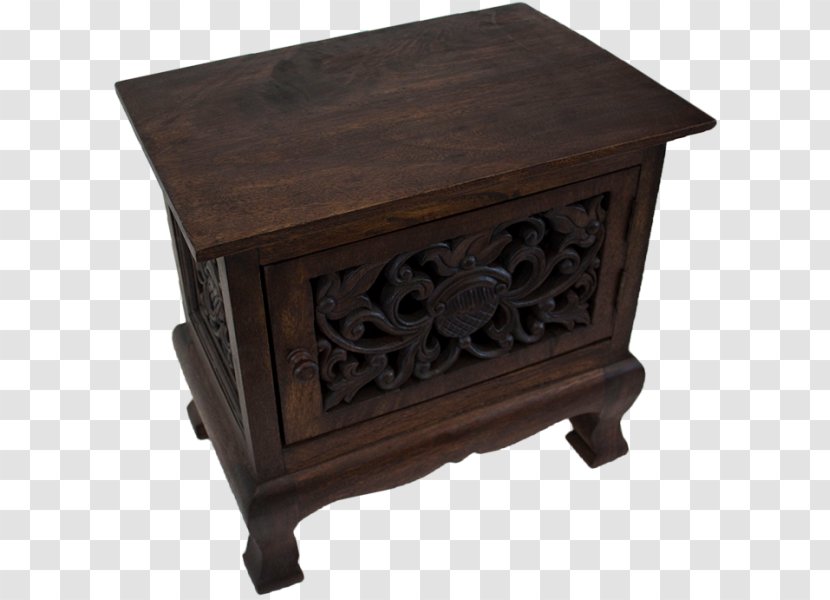 Bedside Tables Wood Stain Antique - Nightstand - Table Transparent PNG