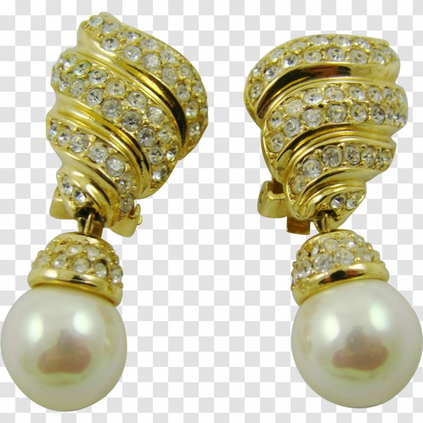 Imitation Pearl Earring Body Jewellery Transparent PNG