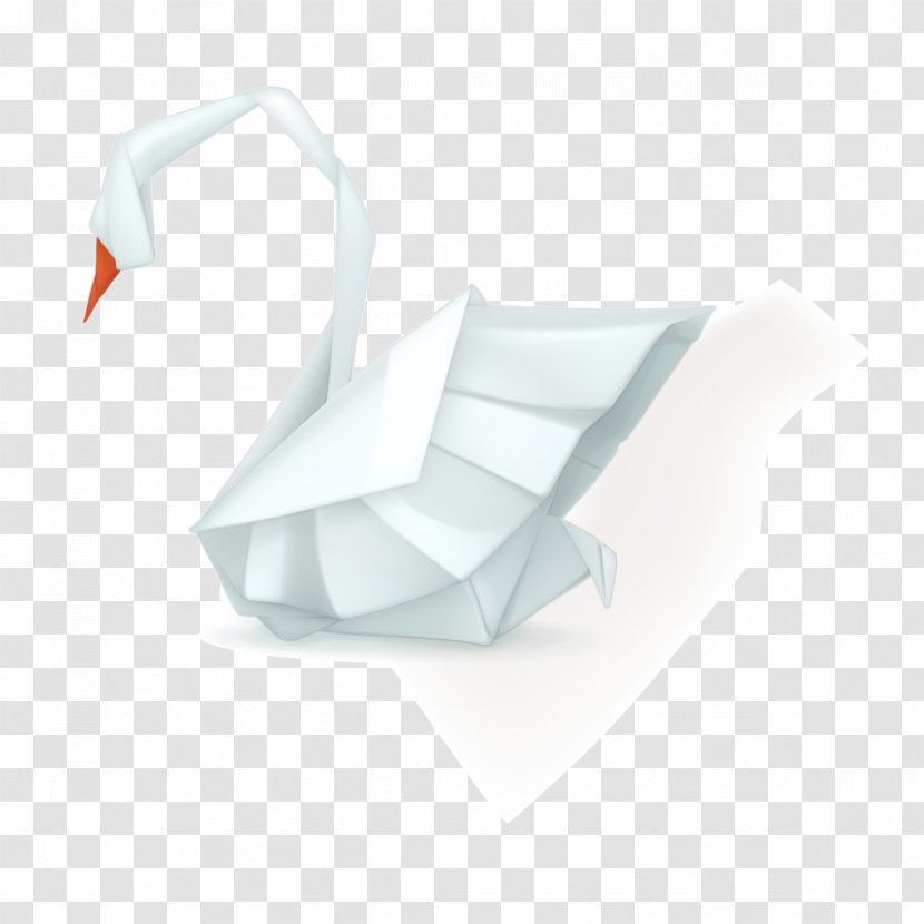 Paper Cygnini - Origami Swan Transparent PNG