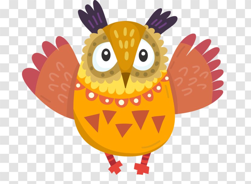 Cartoon Drawing Clip Art - Bird Of Prey Transparent PNG