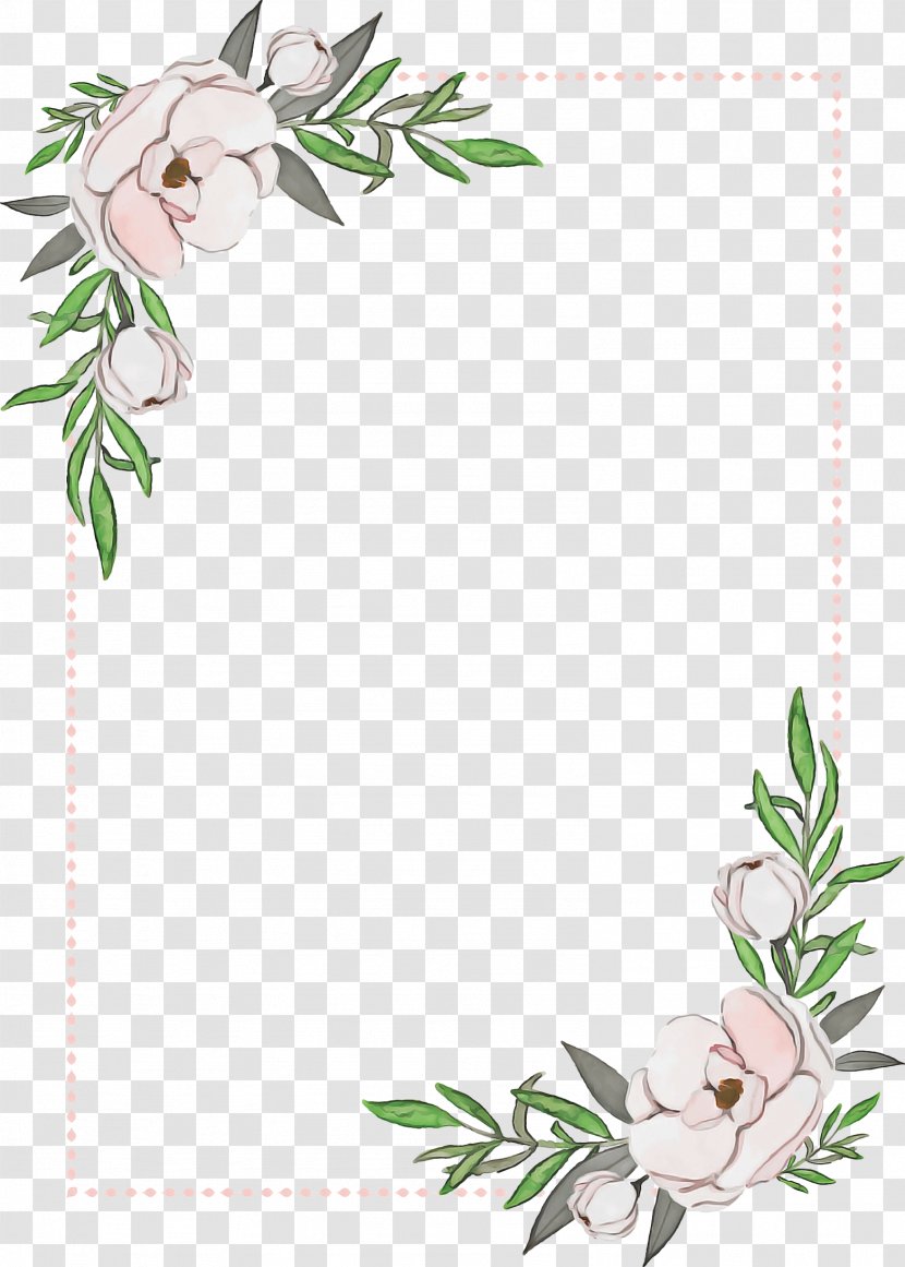 Floral Wedding Invitation Background - Design - Flower Plant Transparent PNG