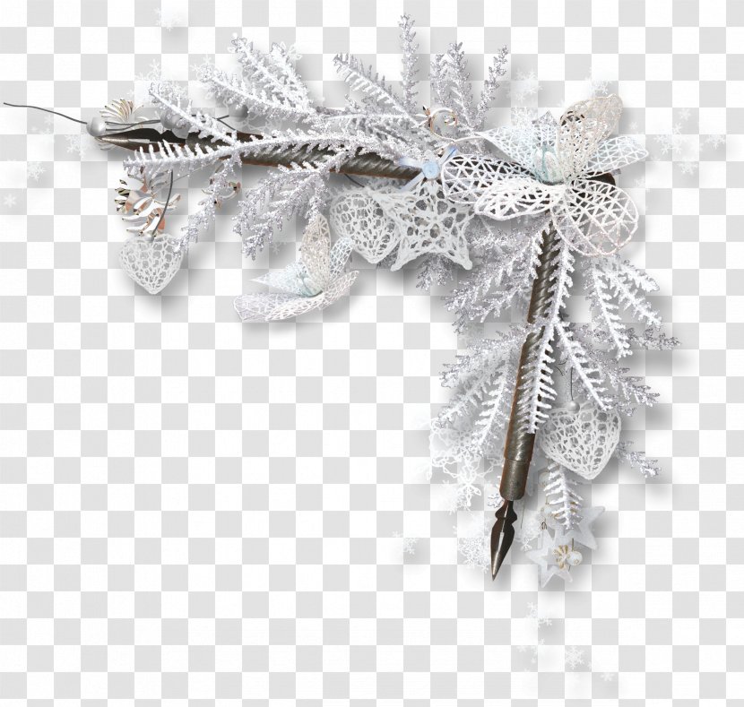 Christmas Picture Frame Snowflake - Foliage Pen Transparent PNG